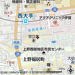 三重県伊賀市上野幸坂町3511周辺の地図