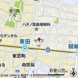 愛知県豊橋市上地町17周辺の地図