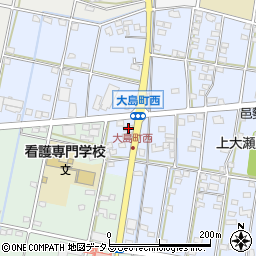 静岡県浜松市中央区大島町1517周辺の地図