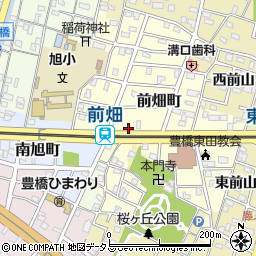 愛知県豊橋市前畑町78周辺の地図