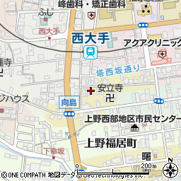 三重県伊賀市上野幸坂町3493-1周辺の地図