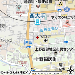 三重県伊賀市上野幸坂町3493-1周辺の地図