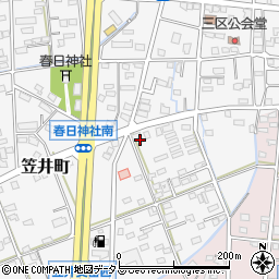 静岡県浜松市中央区笠井町1457周辺の地図