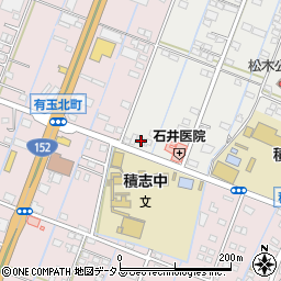 静岡県浜松市中央区積志町1733周辺の地図