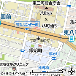 豊橋信用金庫東支店周辺の地図