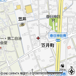 静岡県浜松市中央区笠井町1309周辺の地図