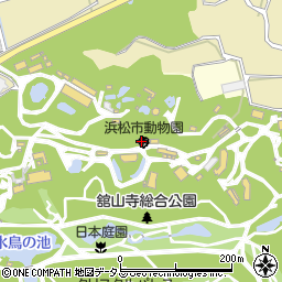 浜松市動物園周辺の地図