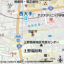 三重県伊賀市上野幸坂町3502周辺の地図