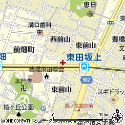 愛知県豊橋市前畑町101-2周辺の地図