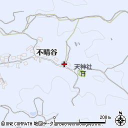 京都府木津川市山城町神童子不晴谷25周辺の地図