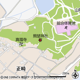 熊埜神社周辺の地図