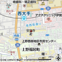 三重県伊賀市上野幸坂町3505周辺の地図