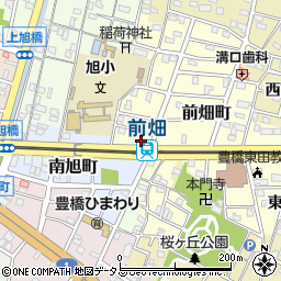 愛知県豊橋市前畑町73周辺の地図