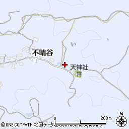 京都府木津川市山城町神童子不晴谷22周辺の地図
