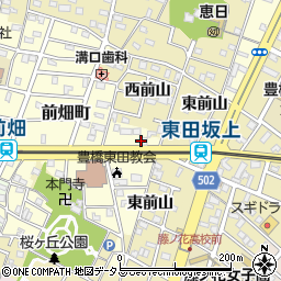 愛知県豊橋市前畑町100周辺の地図