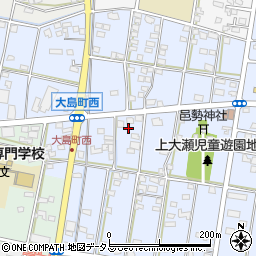 静岡県浜松市中央区大島町1382周辺の地図