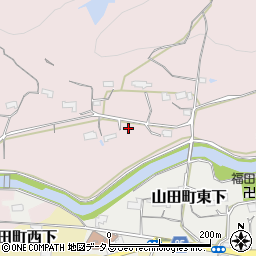 兵庫県神戸市北区山田町坂本周辺の地図