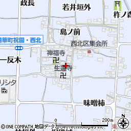 京都府精華町（相楽郡）祝園（国友）周辺の地図