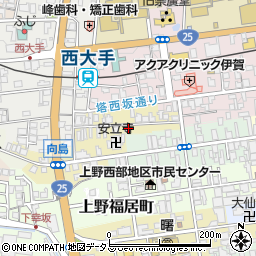 三重県伊賀市上野幸坂町3513周辺の地図