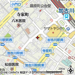兵庫県加古川市加古川町篠原町13周辺の地図