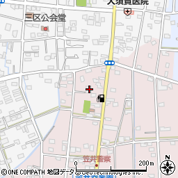 静岡県浜松市中央区恒武町428周辺の地図