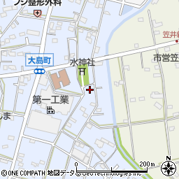 静岡県浜松市中央区大島町51周辺の地図