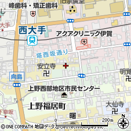 三重県伊賀市上野幸坂町3526周辺の地図