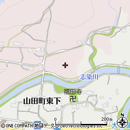 兵庫県神戸市北区山田町坂本川原周辺の地図