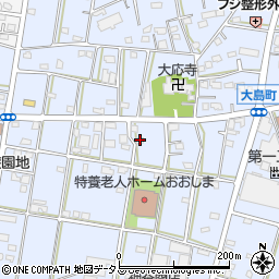静岡県浜松市中央区大島町908周辺の地図