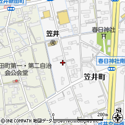 静岡県浜松市中央区笠井町1291周辺の地図