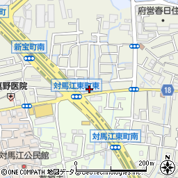 朝日新聞サービスアンカー寝屋川周辺の地図