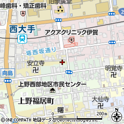 三重県伊賀市上野幸坂町3539周辺の地図