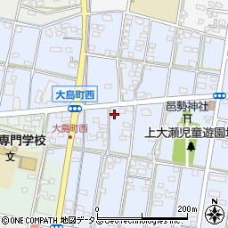 静岡県浜松市中央区大島町1381周辺の地図