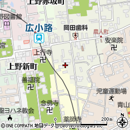 三重県伊賀市上野農人町442周辺の地図