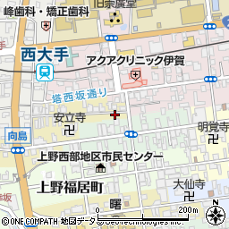 三重県伊賀市上野幸坂町3534-1周辺の地図