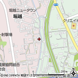 静岡県袋井市堀越1442周辺の地図