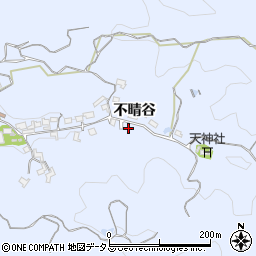 京都府木津川市山城町神童子不晴谷34周辺の地図