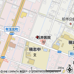静岡県浜松市中央区積志町1725周辺の地図
