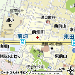 愛知県豊橋市前畑町84周辺の地図