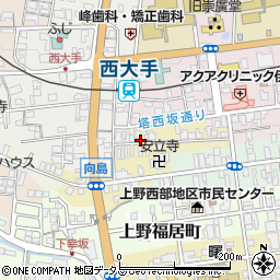 三重県伊賀市上野幸坂町3565周辺の地図