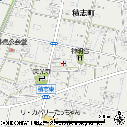 静岡県浜松市中央区積志町1063周辺の地図