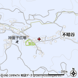 京都府木津川市山城町神童子不晴谷93周辺の地図