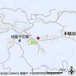 京都府木津川市山城町神童子不晴谷97周辺の地図