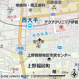 三重県伊賀市上野幸坂町3558周辺の地図