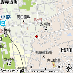 三重県伊賀市上野農人町472-7周辺の地図