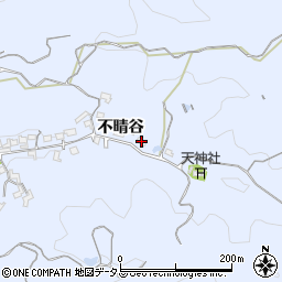 京都府木津川市山城町神童子不晴谷26周辺の地図