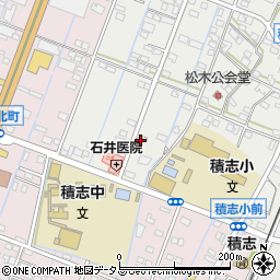 静岡県浜松市中央区積志町1645周辺の地図