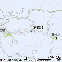 京都府木津川市山城町神童子不晴谷61周辺の地図
