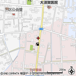 静岡県浜松市中央区恒武町434周辺の地図