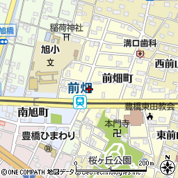 愛知県豊橋市前畑町75周辺の地図